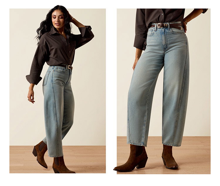 Ultra High Rise Jazmine Barrel Jeans