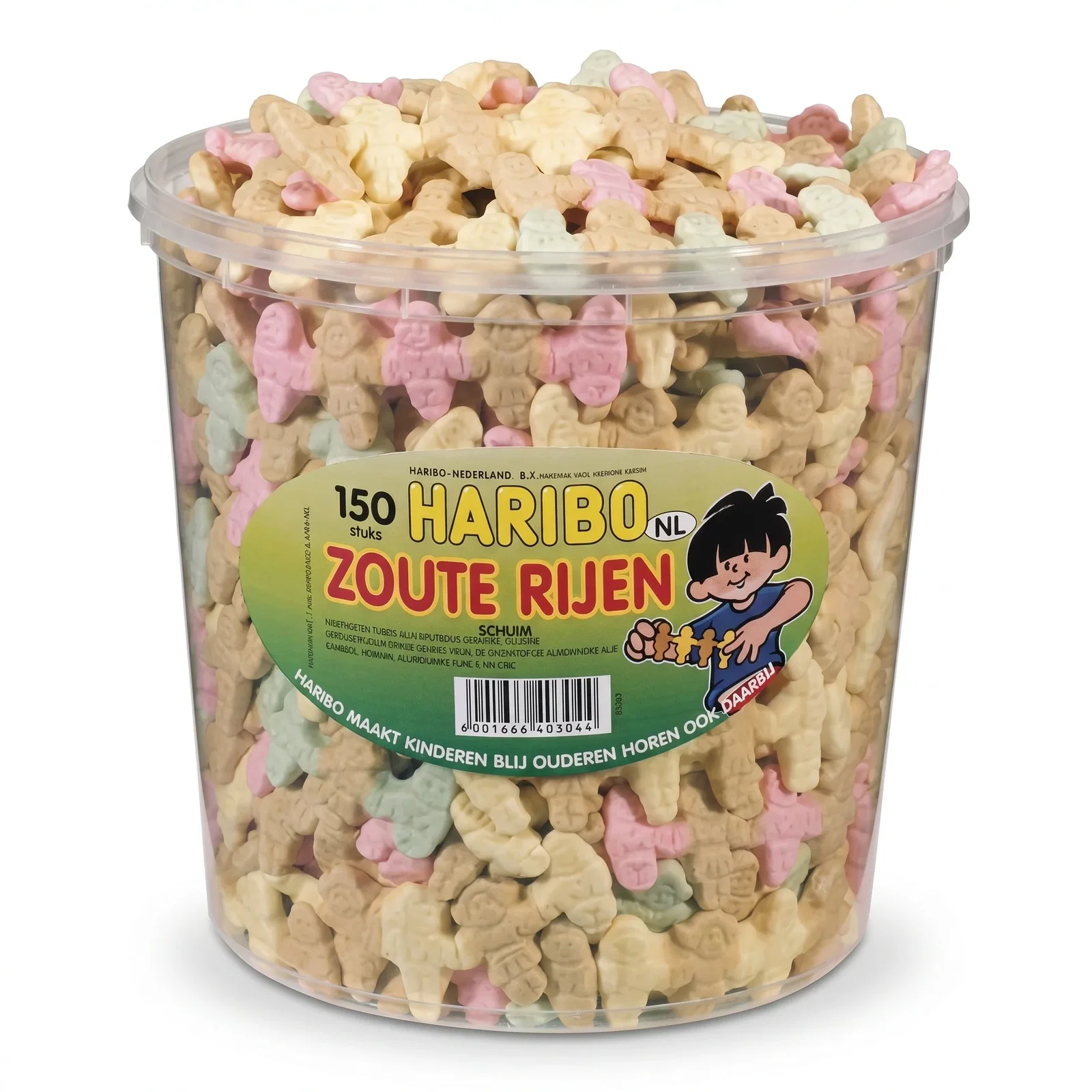 Haribo Zoute Rijen Silo