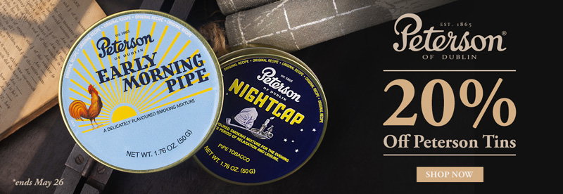 20% off Peterson Tins