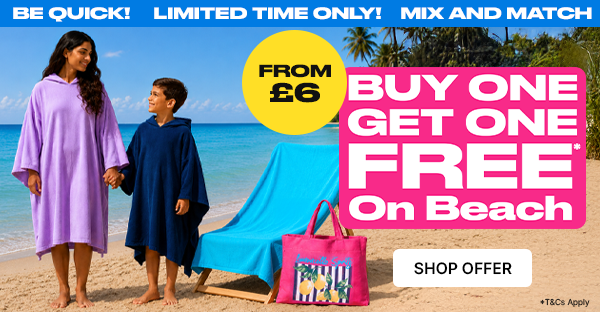 Buy One Get One FREE on Beach*