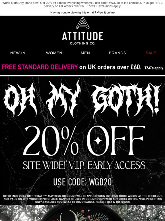 20% Off Everything – VIP Early Access