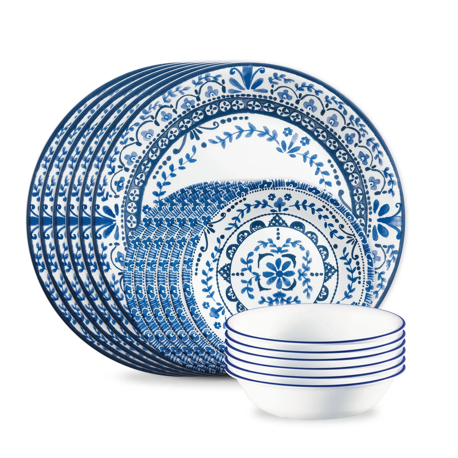 Image of Corelle® Portofino 18-piece Dinnerware Set, Service for 6