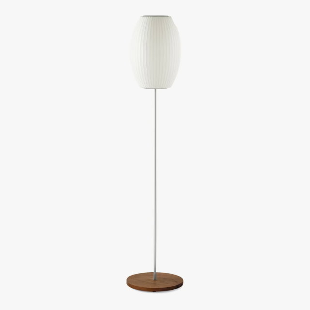 Nelson Cigar Lotus Floor Lamp