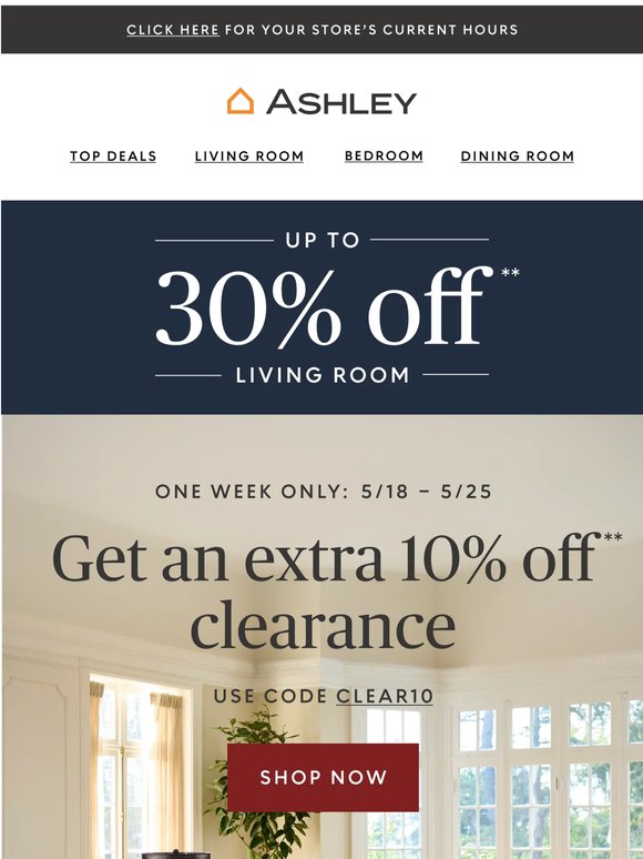 Up to 30% Off Living Room Must-Haves!