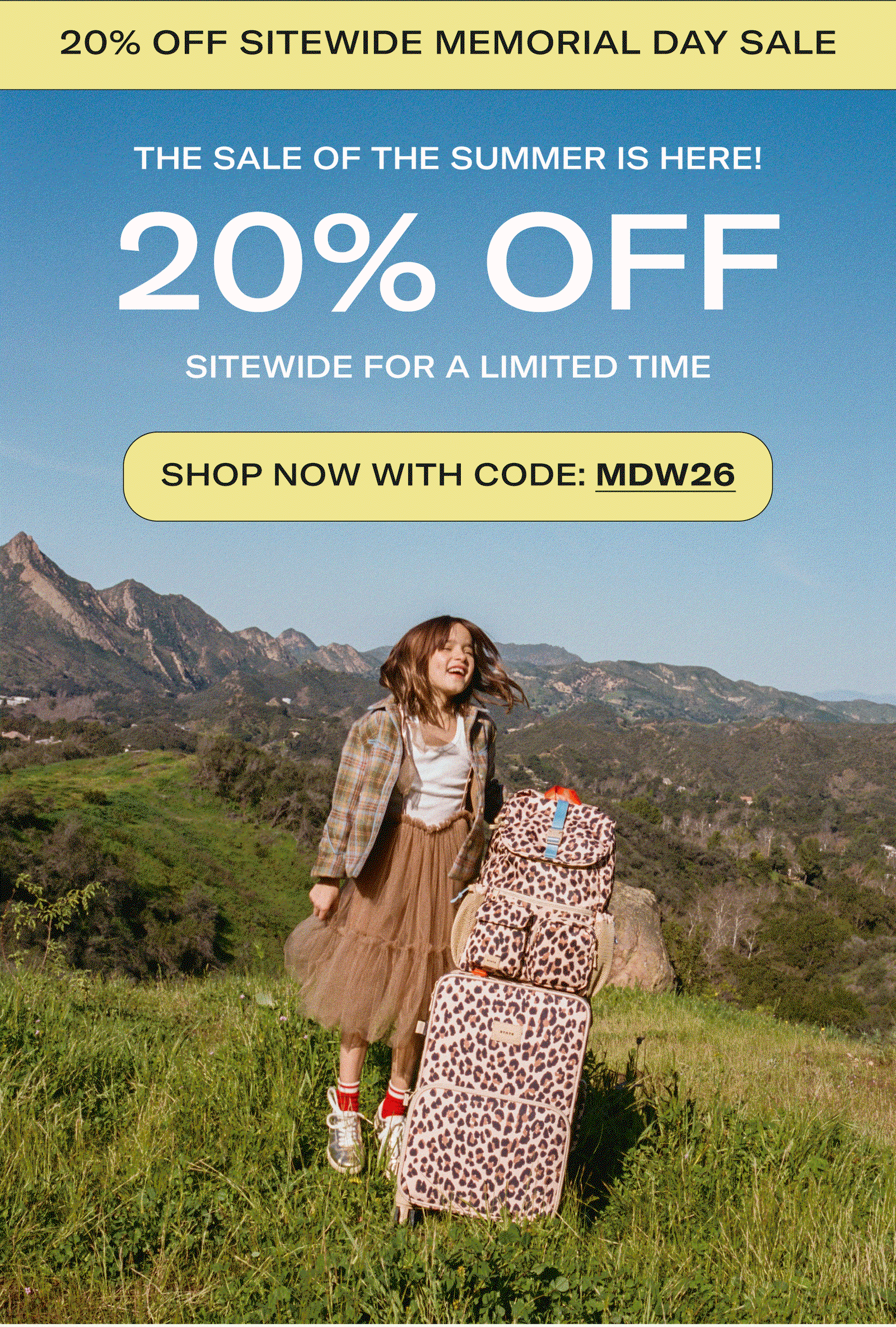 20% OFF SITEWIDE FOR A LIMITED TIME