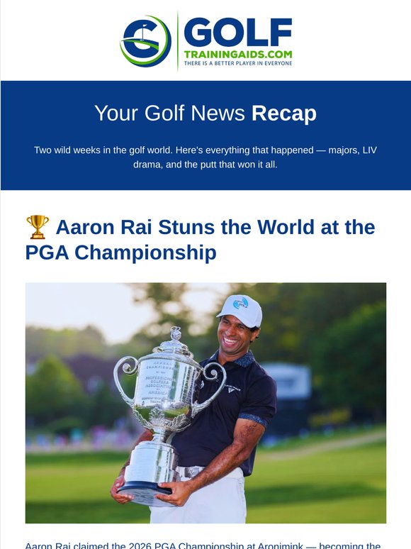 A Major Was Just Won With a 70-Foot Putt 🏌️
