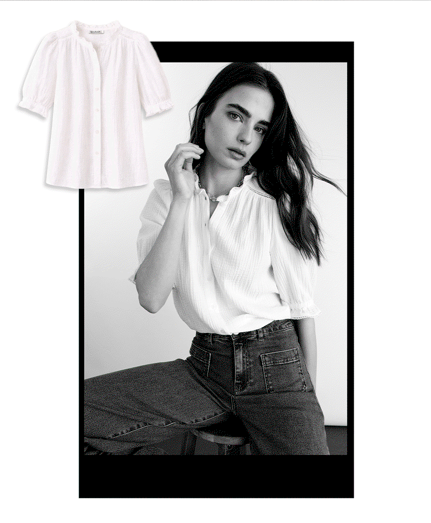 Bryony Organic Cheesecloth Blouse