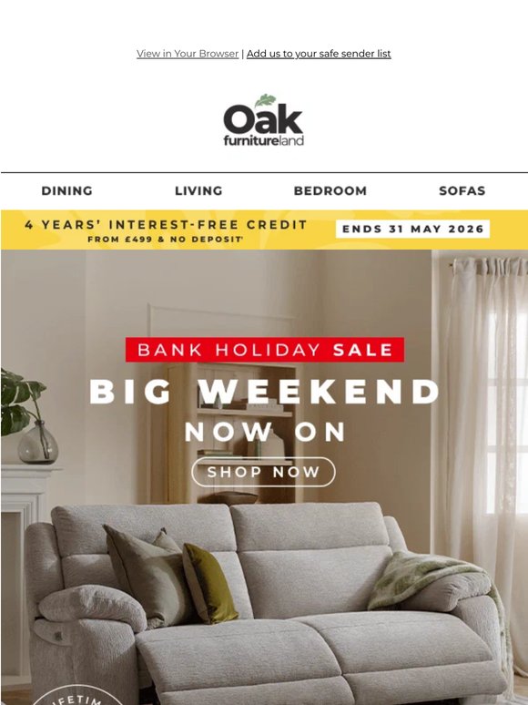 The Big Weekend Sale is here 👀