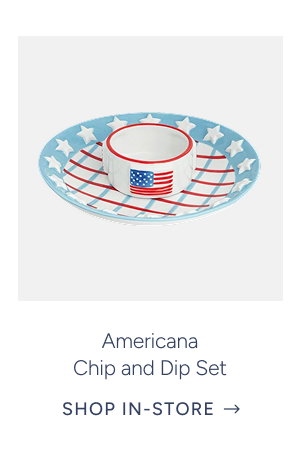 Americana Chip and Dip Set
