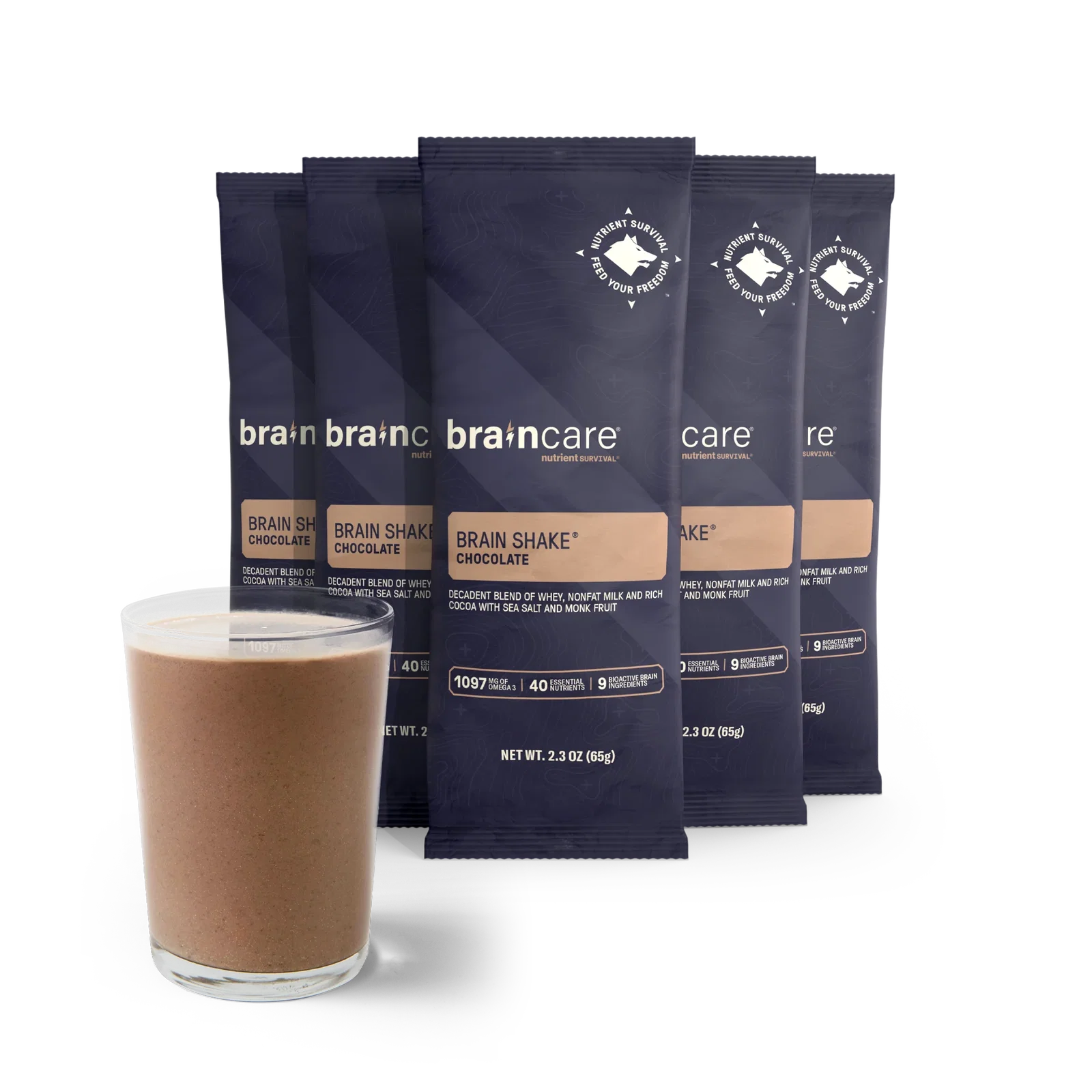 Image of Brain Shake® Chocolate - Singles 5-Pack