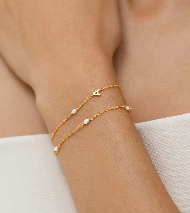Something Blue Bracelet - Gold