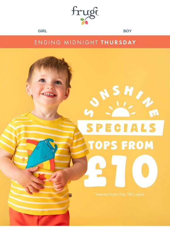 Tops from £10? Don’t miss this ☀️