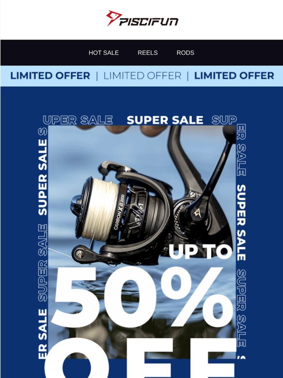 Reel In the Savings — Up to 50% Off Fishing Gear