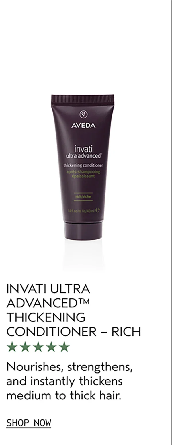 INVATI ULTRA ADVANCED™ THICKENING CONDITIONER – RICH | Nourishes, strengthens, and instantly thickens medium to thick hair. | SHOP NOW