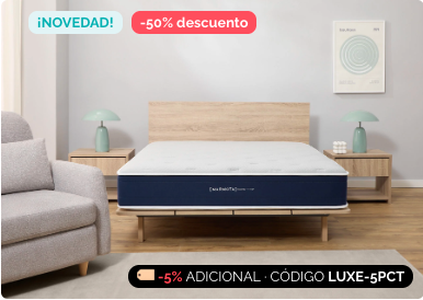 Ofertas y descuentos en la Primavera de Marmota en el colchón Hybrid Techno • Firm: -50% DTO. -5% ADICIONAL, y financiación gratuita hasta en 18 meses.