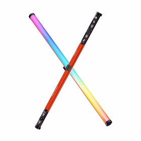 GVM BD45R RGB Tube Light with Softbox, 2 Packs 45W Handheld Wand Light, 48" Full Color LED Tube Light, 2700-10000K Stick Light with APP/DMX Control, 12 Scene Effects, MESH Networking Control Led Vi...