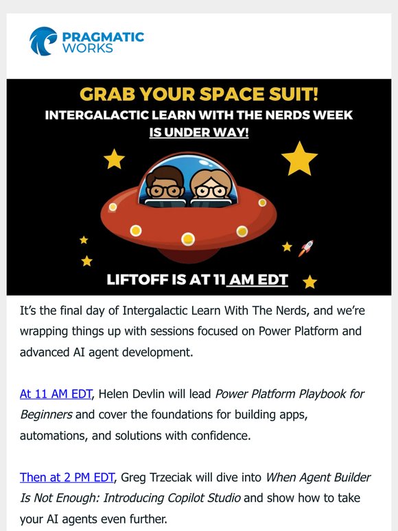 🚀Live In 1 Hour: Day 4 of Intergalactic Learn With The Nerds Week