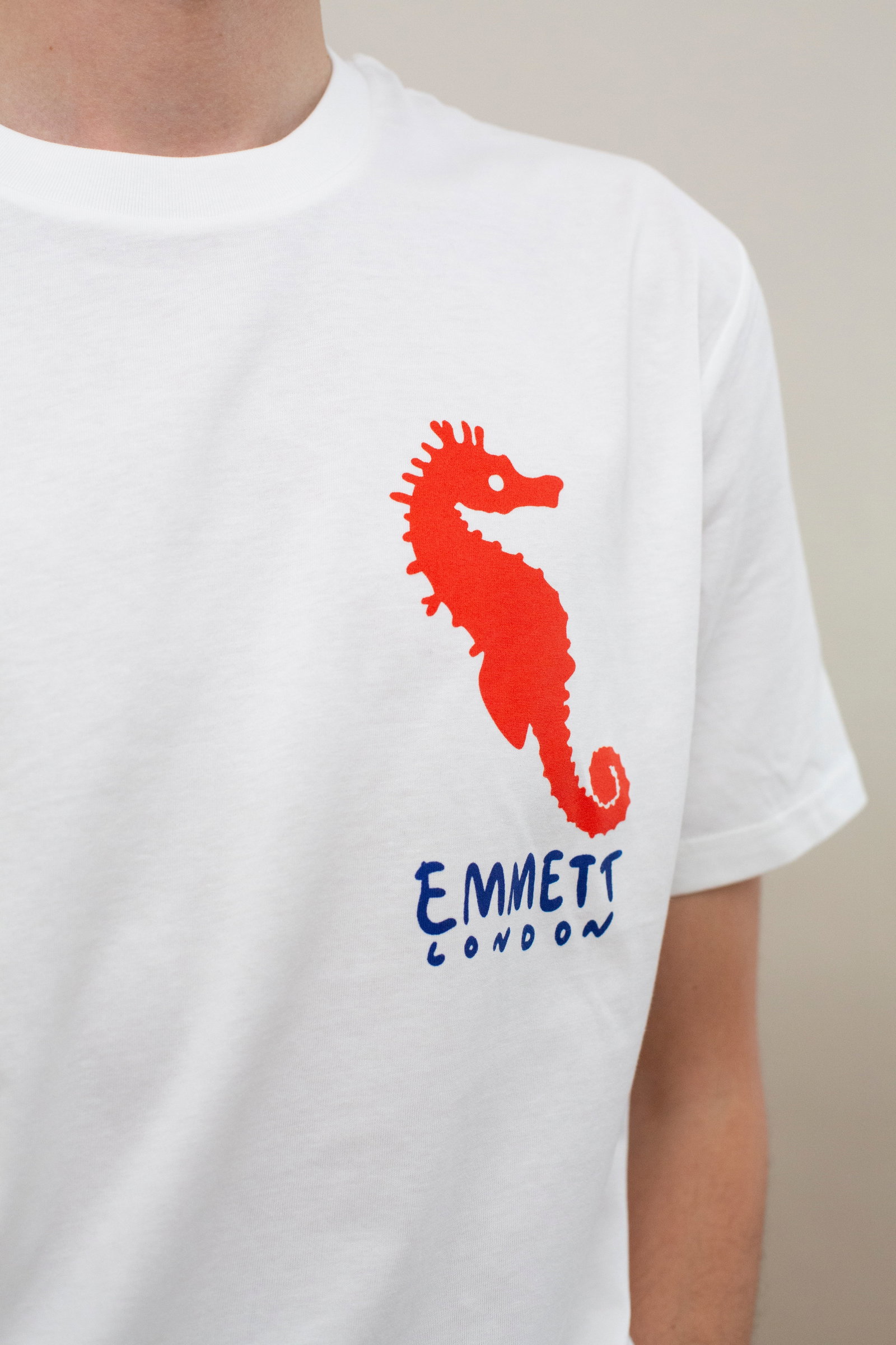 Image of Emmett Sea Horse Printed T shirt