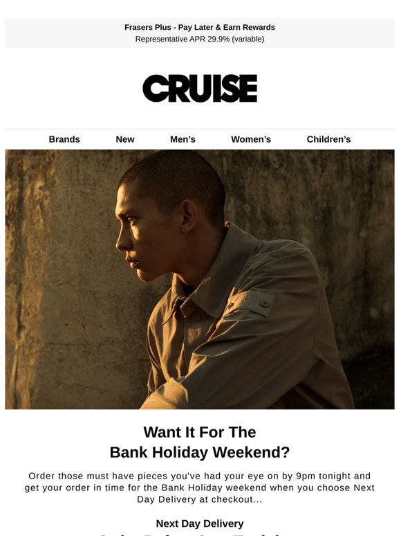 Want It For The Bank Holiday Weekend?