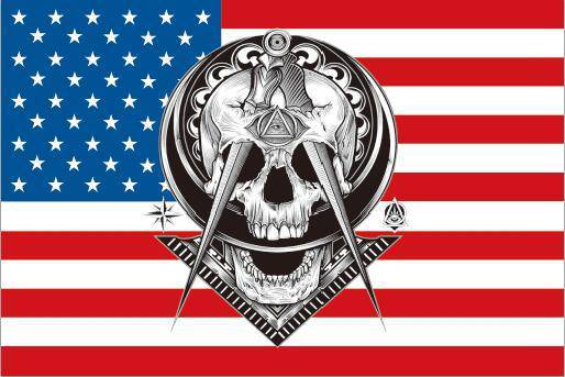 Widows Sons USA Flag