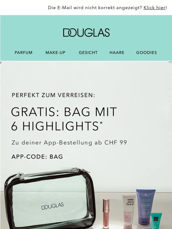 GRATIS: Bag mit 6 Highlights zu deiner App-Bestellung