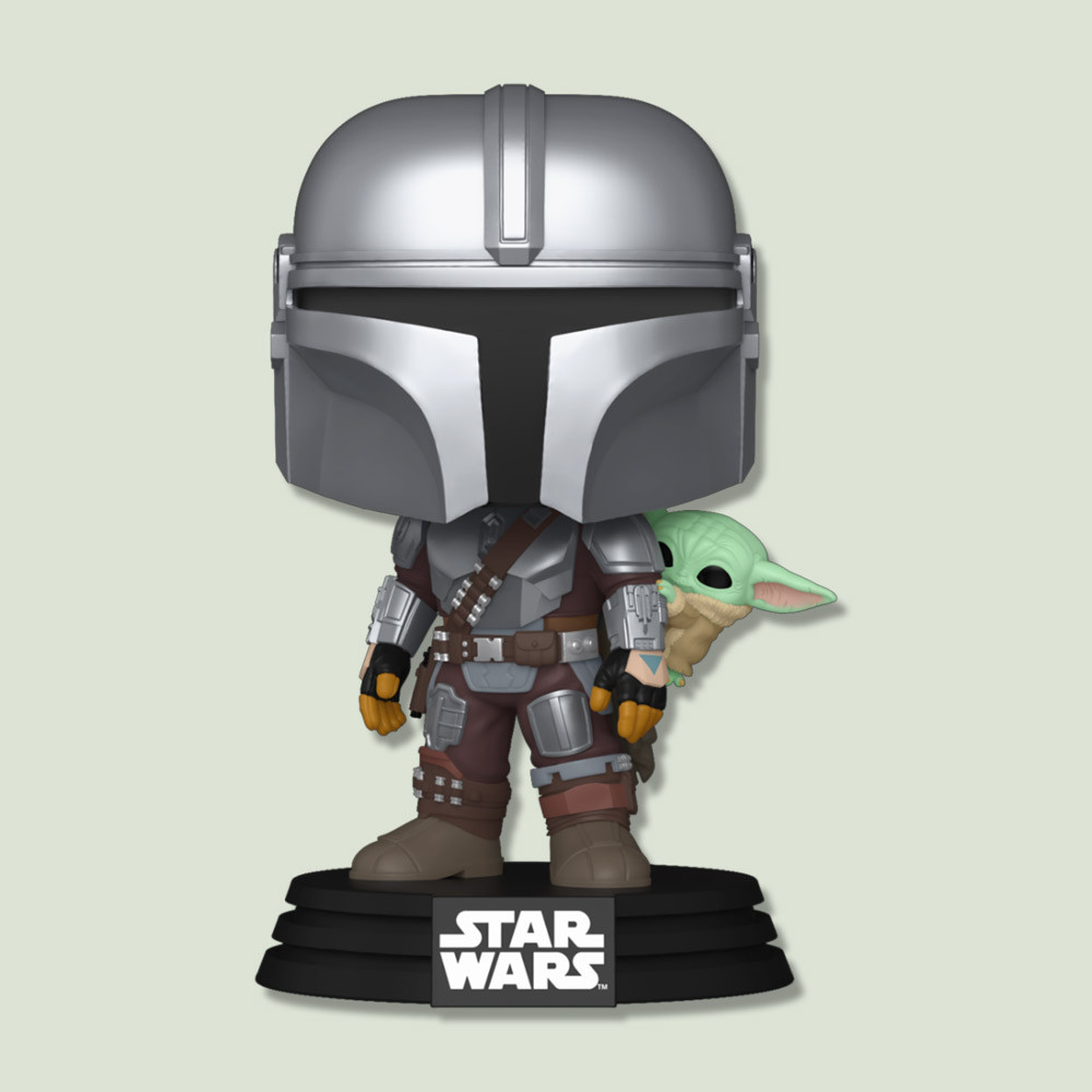 Star Wars Mandalorian with Grogu Funko Pop! Vinyl Figure