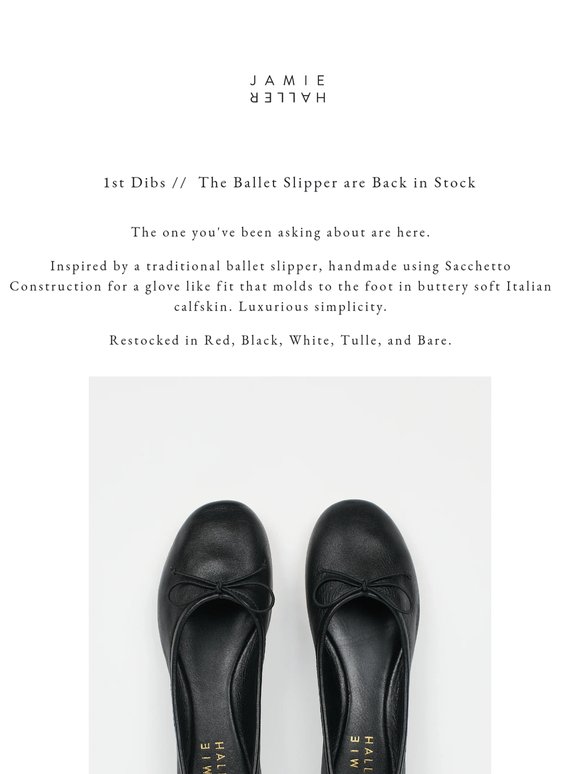 1st Dibs // RESTOCK! The Ballet Slippers