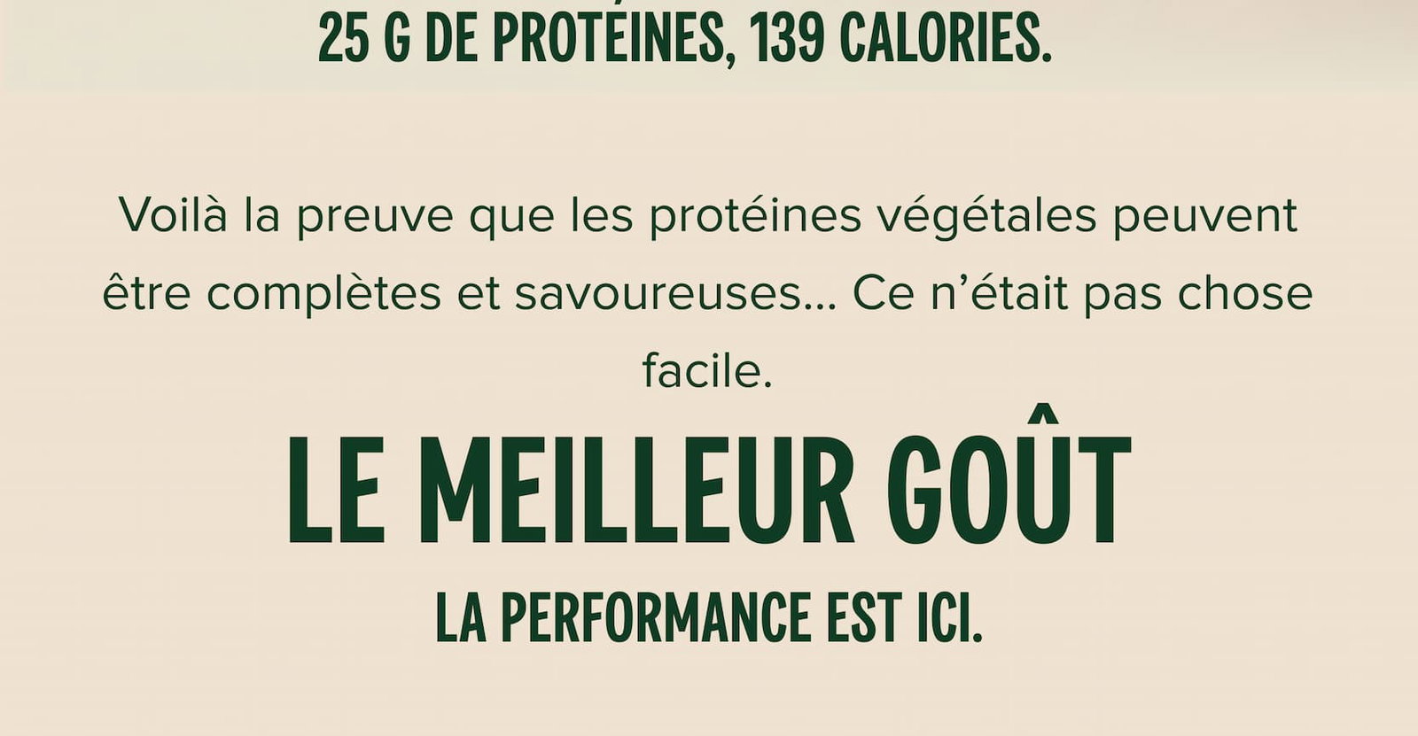 Voilà la preuve que les protéines végétales peuvent être complètes et savoureuses… Ce n’était pas chose facile.