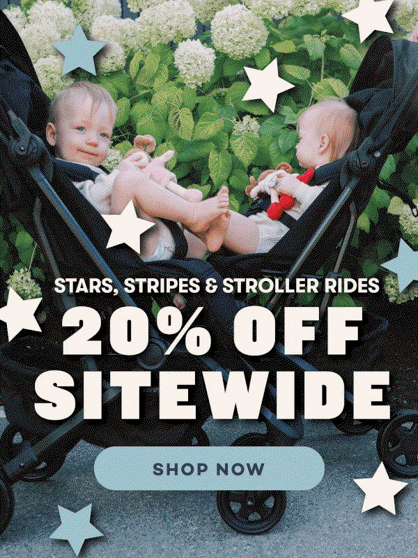 Stars Stripes and Stroller Rides - 20% off sitewide - shop now