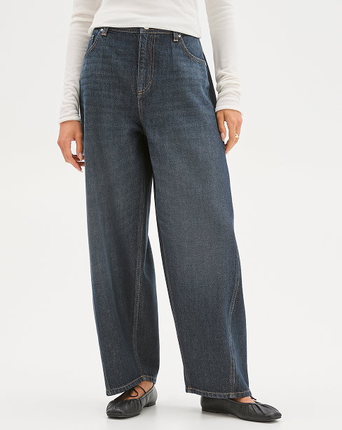 Lily Loves horseshoe leg denim jeans