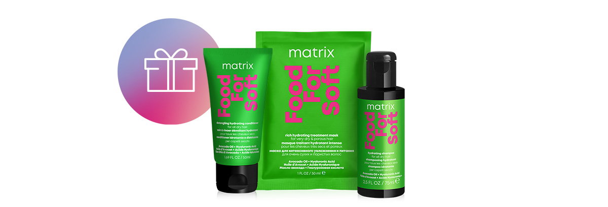 Až 2 darčeky z radu Food For Soft k nákupu produktov Matrix