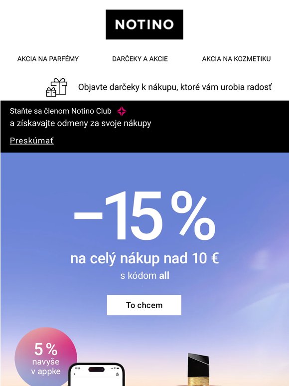 Náš recept na krásu? -15 % na celú objednávku