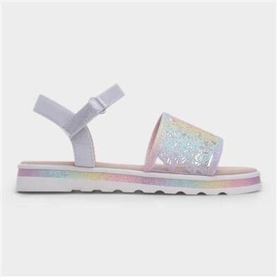 Walkright Kew Girls Multi Glitter Butterfly Sandal