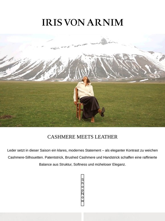 Cashmere Meets Leather