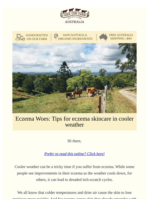 Eczema and cooler weather