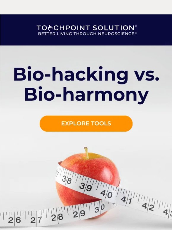 Bio-hacking vs. Bio-harmony 🤔