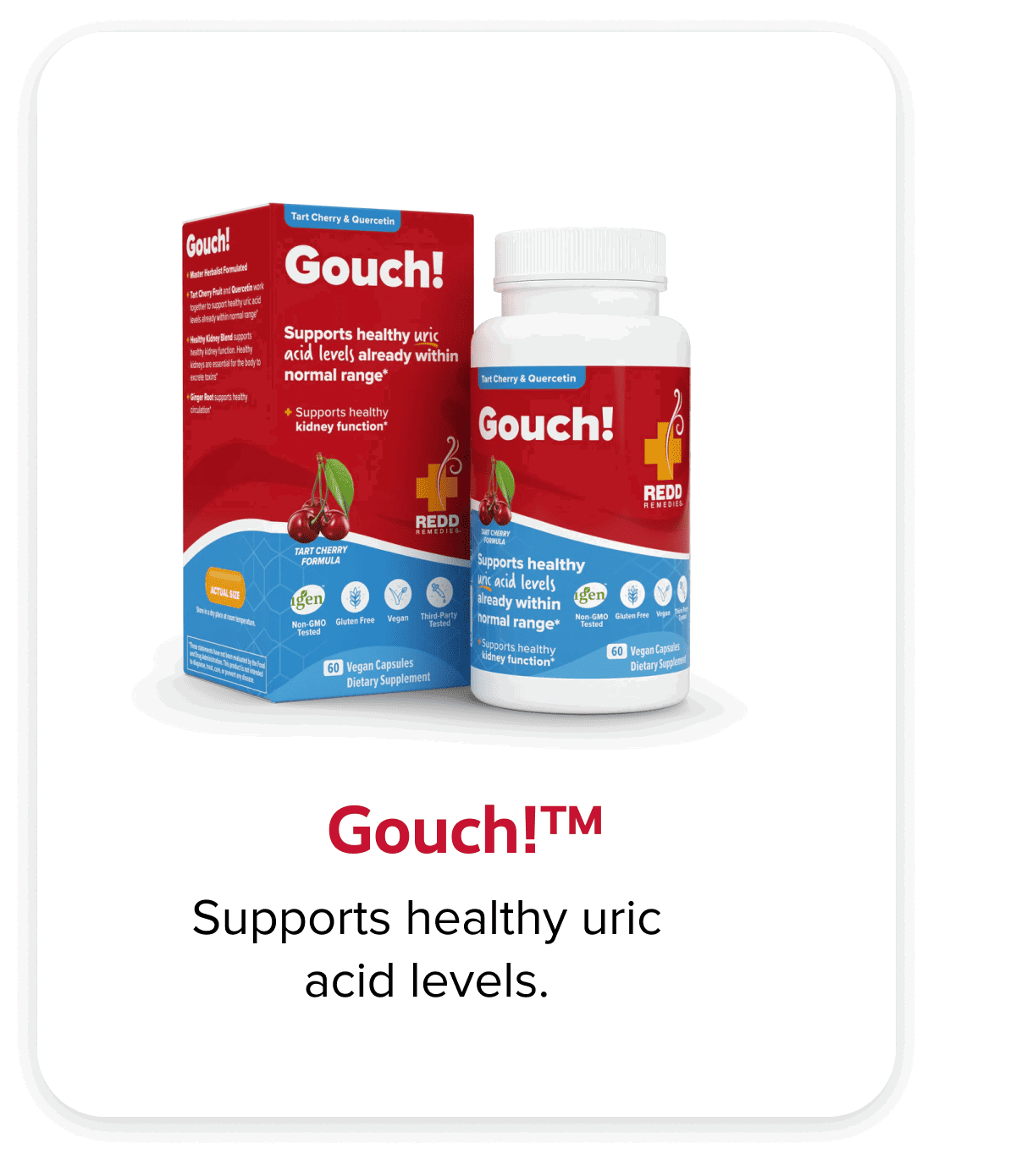 Gouch!™ | Supports healthy uric acid levels.