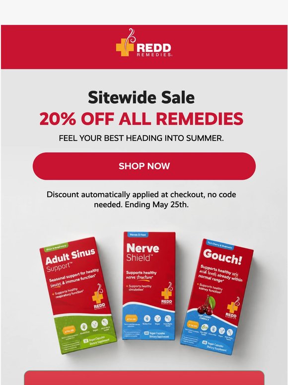 20% Off Sitewide