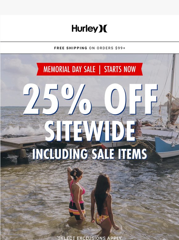 25% off sitewide starts NOW 🔥