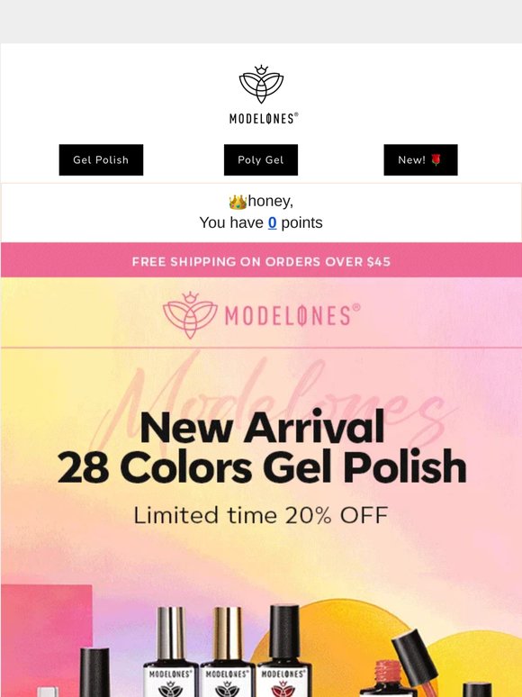 💅  New Arrival: 28 Colors Gel Polish! Limited Stock Available