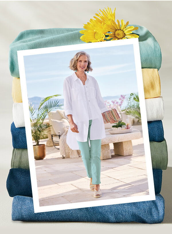 Ultimate Denim Pull-On Slim Leg Jeans