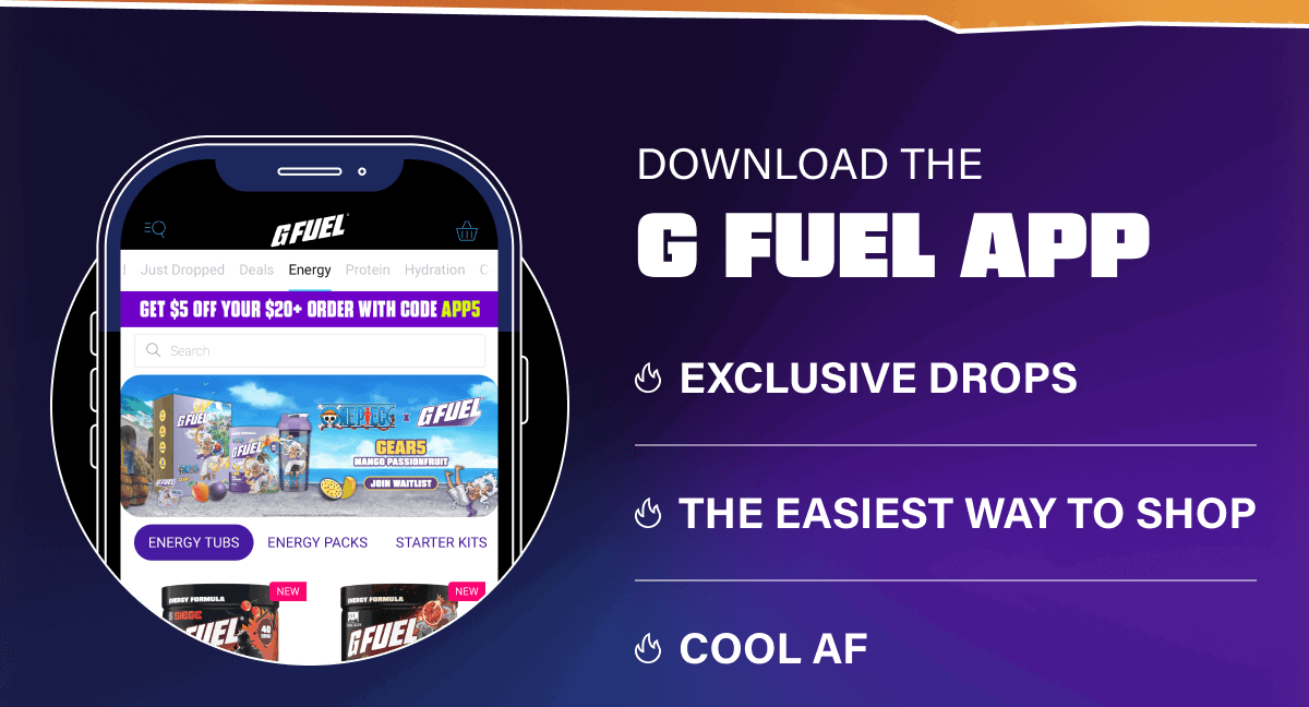 Download the G FUEL App