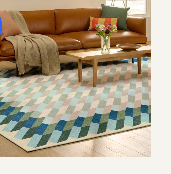 Echo Soft Teal Rug 