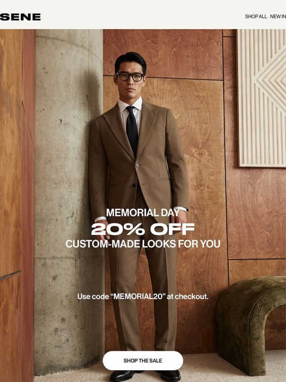 20% Off Summer Blazers & T-Shirts