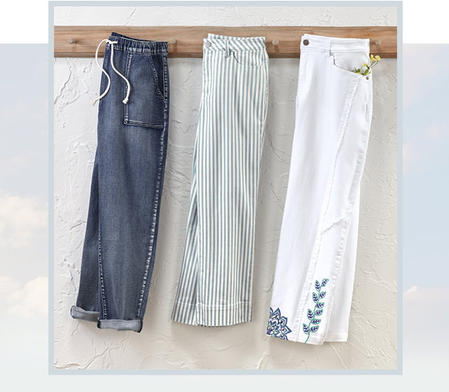 Denim Updates hanging shot