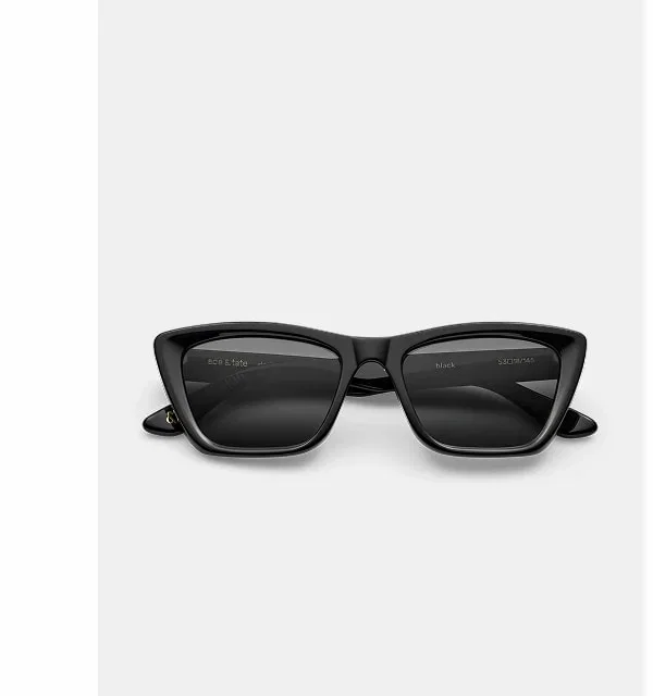 Iris Medium Black Sunglasses