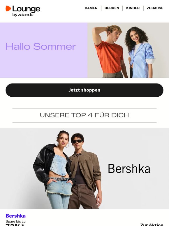 Die heutigen Aussichten: Bershka & Calvin Klein Jeans