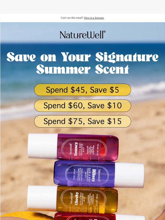 Your summer scent lineup starts here.