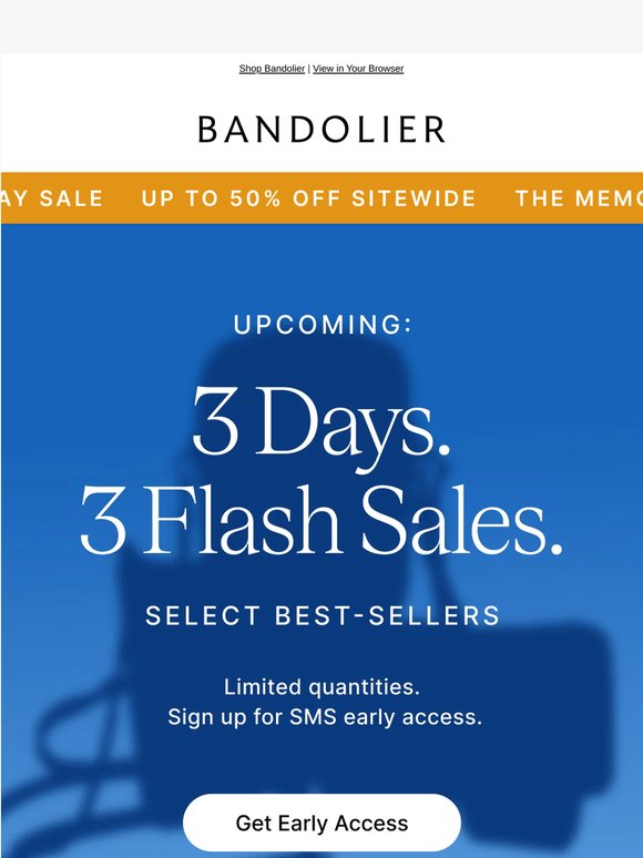 Upcoming Flash Sales You Won’t Want to Miss