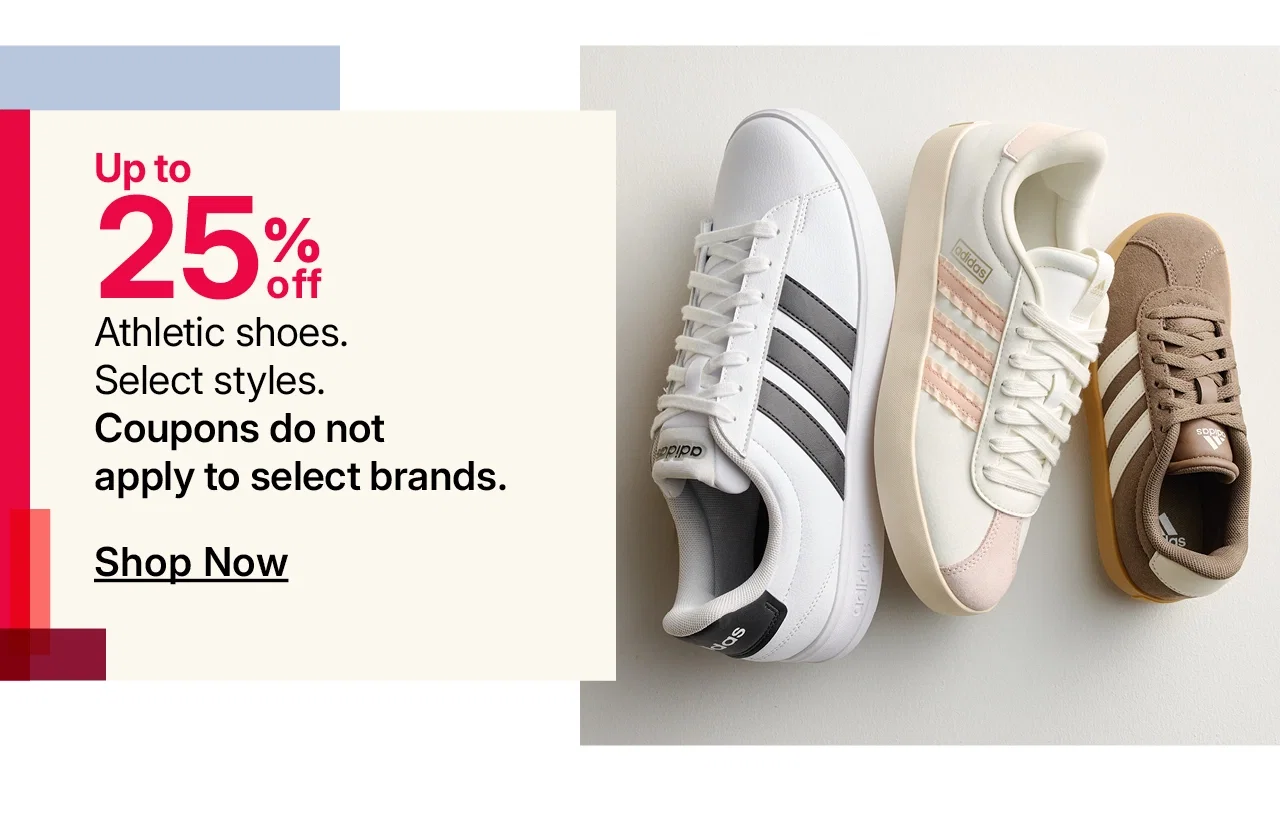 up to 20% off athletic shoes